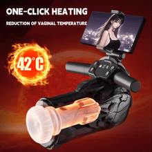 Load image into Gallery viewer, Motorcycle Male Maturbator With Telescopic Vibration Sucking Heating Function