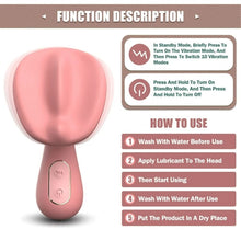 Load image into Gallery viewer, Clitoral Stimulator Mini Vibrator with 10 Vibrating Modes G Spot Nipple Masturbator