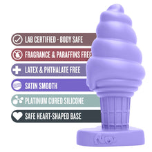 Load image into Gallery viewer, Aimitex Ice Cream Colorful Silicone Butt Plug Anal Expansion plug