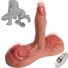 Load image into Gallery viewer, 4 in 1 Sit and Ride Monster Dildo Vibrator with Remote Control