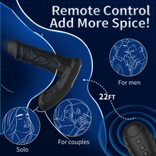 Load image into Gallery viewer, Realistic Expanding Vibrating Thrusting Prostate Massager with remote control
