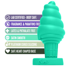 Load image into Gallery viewer, Aimitex Ice Cream Colorful Silicone Butt Plug Anal Expansion plug