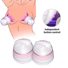 Load image into Gallery viewer, Angel 5 Vacuum Suction 10 Vibration Breast Massagers With Remote