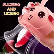 Load image into Gallery viewer, Bobo Rabbit Sexy Breast Stimulation Breast Massager Licking Sucker