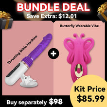 Load image into Gallery viewer, 5 Thrusting &amp; 8 Vibrating Dildo Machine with Handle and Sucker