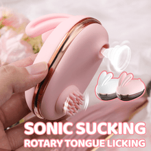 Load image into Gallery viewer, Hip Hop Rabbit Sucking Tongue Licking Clitoris Stimulation Female Masturbator