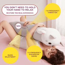 Load image into Gallery viewer, Discreet Cat Pussy Pillow Remote Control Sex Machine