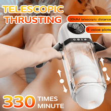 Load image into Gallery viewer, Fully Automatic Telescopic Sucking Male Masturbator