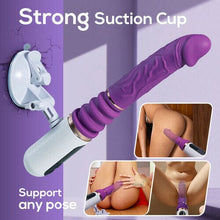 Load image into Gallery viewer, 5 Thrusting &amp; 8 Vibrating Dildo Machine with Handle and Sucker