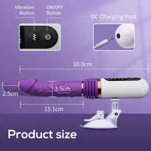 Load image into Gallery viewer, 5 Thrusting &amp; 8 Vibrating Dildo Machine with Handle and Sucker