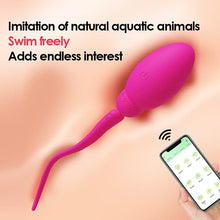 Load image into Gallery viewer, Tadpole Jumping Egg Vibrator Female G-spot Remote Control APP