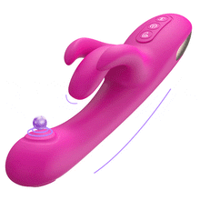 Load image into Gallery viewer, Bunny Clitoris 7 Snapping 10 Tapping Clitoral G Spot Vibrator