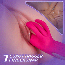 Load image into Gallery viewer, Bunny Clitoris 7 Snapping 10 Tapping Clitoral G Spot Vibrator