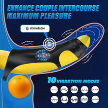 Load image into Gallery viewer, 10 Vibrating Cock Ring G-spot Stimulator With Remote Control