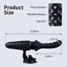 Load image into Gallery viewer, Dark Knight - 13.39In Powerful Vibrating Auto Thrusting Dildo Machine