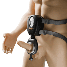 Load image into Gallery viewer, Darth Vader Wearable 9 Thrusting Vibration Male Masturbator With Remote
