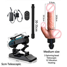 Load image into Gallery viewer, Fully Automatic Telescopic Dildo Machine Female Masturbator