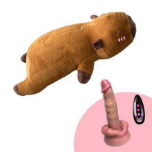 Load image into Gallery viewer, Plush Dildo Machine Thrusting Licking Dildo Machine Sex Toy With Remote Control