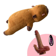 Load image into Gallery viewer, Plush Dildo Machine Thrusting Licking Dildo Machine Sex Toy With Remote Control