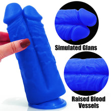Load image into Gallery viewer, AIMITEX Colorful double-dildo silicone dildo adult sex toy