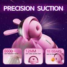 Load image into Gallery viewer, Fashion Ornaments Rabbit Clitoris Sucking Vibrator Set With Dust Cover