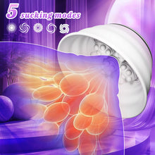 Load image into Gallery viewer, Angel 5 Vacuum Suction 10 Vibration Breast Massagers With Remote