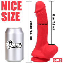 Load image into Gallery viewer, AIMITEX five colors long silicone dildo