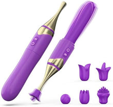 Load image into Gallery viewer, 2 In 1 Mini Wand G Spot Vibrator