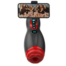 Load image into Gallery viewer, Nebula 9 Sucking Vibration Heating Male Stroker with Phone Holder