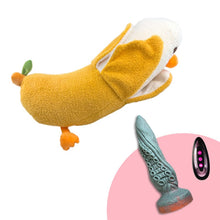 Load image into Gallery viewer, Plush Dildo Machine Thrusting Licking Dildo Machine Sex Toy With Remote Control