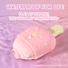 Load image into Gallery viewer, LILO Ice Cream Sucking Vibrator Pink Girly Masturbator