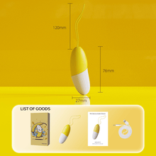 Load image into Gallery viewer, Banana-shape Mute Portable Muti-frequency Wearable Remote Control Women Vibrator