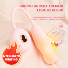 Load image into Gallery viewer, Donut 9 Frequency Vibrating Stretchable Heated Female Vibrator