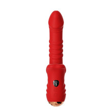 Load image into Gallery viewer, MizzZee Silicone Soft Big Mouth Telescopic Stick Massage Vibrator