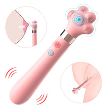 Load image into Gallery viewer, Cute Cat Paw 7 Flapping Clitoral G Spot Vibrator
