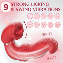 Load image into Gallery viewer, Octopus Tongue Licking Swing Clitoris G Spot Vibrator