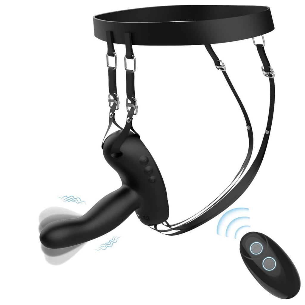 Mini Saddle G Spot Prostate Vibrator With Suction Cup & Panty