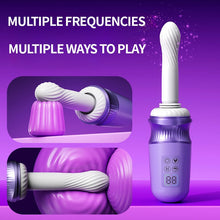 Load image into Gallery viewer, Pure Moon 7 Thrusting Heating Dildo Machine G Spot Vibrator With APP Control