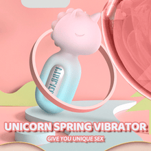 Load image into Gallery viewer, Cute Unicorn High Frequency Vibrator Masturbator