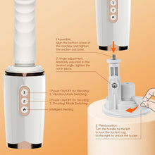 Load image into Gallery viewer, Honey 7 Thrusting Heating Sex Machine Vibrator with Sucker