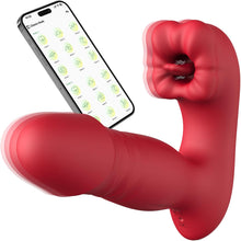 Load image into Gallery viewer, Mouth Licking Thrusting Wearable G spot Vibrator with App Control