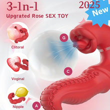 Load image into Gallery viewer, Octopus Tongue Licking Swing Clitoris G Spot Vibrator