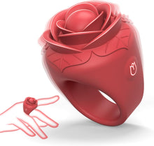 Load image into Gallery viewer, Rose Mini Vibrator Clitoral Nipple Stimulator for Couple flirting