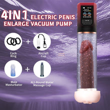 Load image into Gallery viewer, 3 In 1 Penis Enlarger Extender Pump Male Masturbator