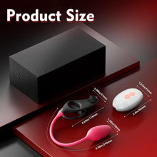 Load image into Gallery viewer, Detachable Design Vibrating Cock Penis Ring With Anal Plug for Couple
