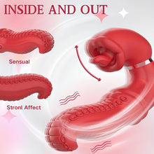 Load image into Gallery viewer, Octopus Tongue Licking Swing Clitoris G Spot Vibrator