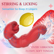 Load image into Gallery viewer, Octopus Tongue Licking Swing Clitoris G Spot Vibrator