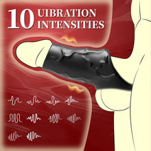 Load image into Gallery viewer, Remote Controlled Vibrating Penis Sleeve 10 Modes Precision Stimulation Vibrating Penis Sleeve