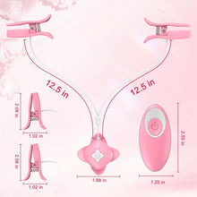 Load image into Gallery viewer, Vibrating Nipple Clamps SM Nipple Stimulation With Remote Control