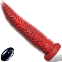 Load image into Gallery viewer, 9.5-inch Realistic Monster Tongue Thrusting Dildo Vibrator With Remote Control
